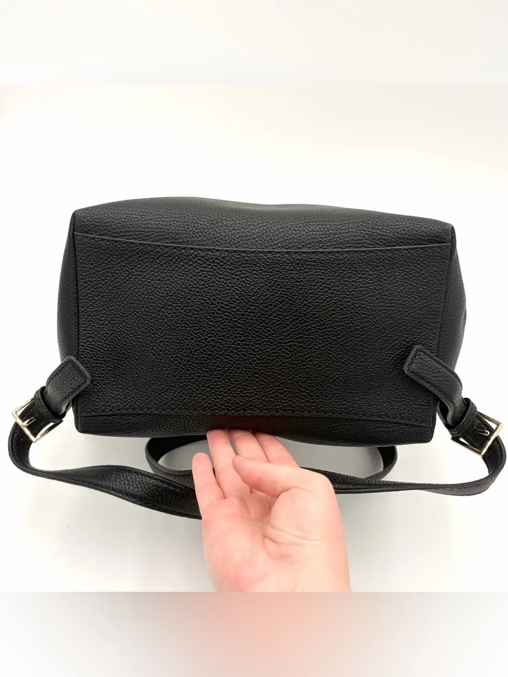 Kate Spade Kingston Drive Simona Black Pebbled Leather Backpack